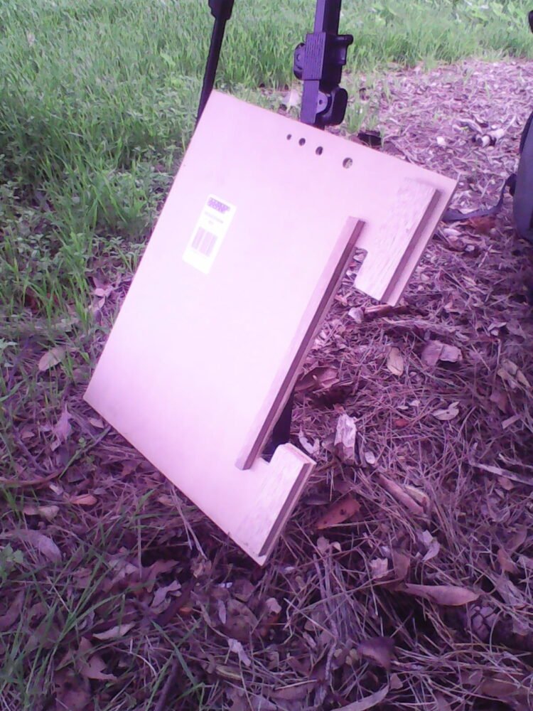 Tips - Easel Tray - rear view